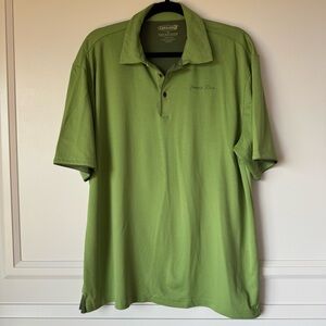 Cariloha Crazy Soft Bamboo Lime Polo Size XL Golf Casual Performance Puerto Rico